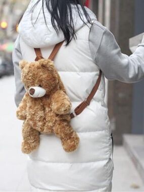 Plush Teddy Bear Backpack for Kids
